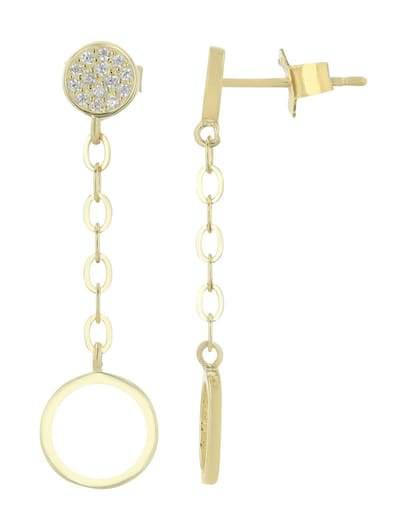 AKZENT Akzent Dames oorbellen "Vivienne" van 925 Sterlingzilver, gerhodineerd, duurzaam