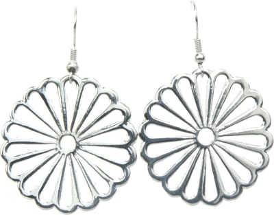 Behave - Oorhangers dames bloemvormig - Zomertrend - Zilverkleur
