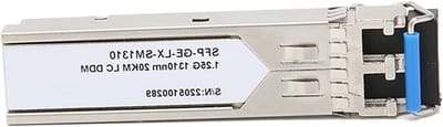 SFP Module - Glasvezel Module - Netwerk Uitbreiding - Lage Stroomverbruik - 20 km - Zilver