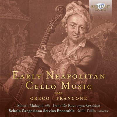 Matteo Malagoli, Schola Gregoriana Scivias Ensemble, Milli Fullin - Early Neapolitan Cello Music (CD)