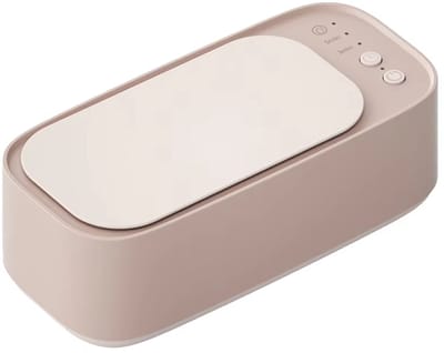 Ultrasoon Reiniger - 45000 kHz draagbare sonische - met timer voor brillen/Kleine beugels sieradenreiniger - Ultrasonic Cleaner - Roze