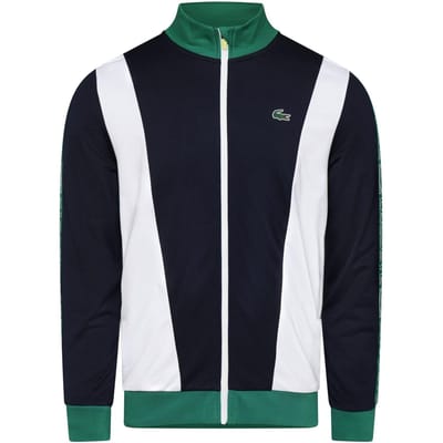 Lacoste Heren Track Jacket met logo (Marine, Wit, Groen)