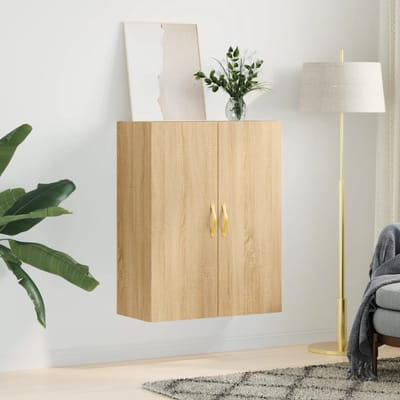 vidaXL - Wandkast - 69,5x34x90 - cm - sonoma - eikenkleurig