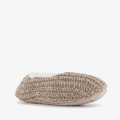 Thu!s dames ballerina sloffen bruin - Maat 37 - Pantoffels
