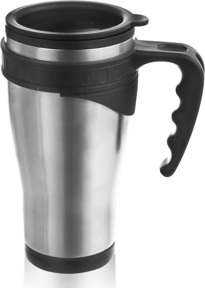 Thermosbeker Edelstaal 450 ml - Koffiebeker To Go - Theebeker - Thermische Mok - Drinkbeker