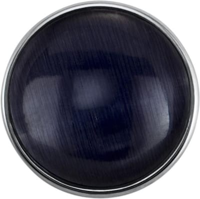 Quiges - Drukknoop Mini 12mm Cateye Donkerblauw - EBCMK025
