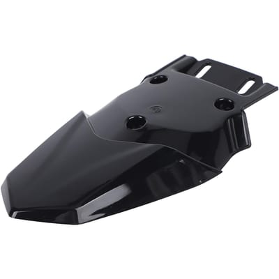Motorfiets Achterspatbord Cover Verbeterd Comfort Beschermend Glanzend Zwart Spatbord Wielcover black