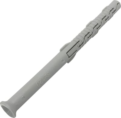 Set van 50 Universele Pluggen 8x120mm - Metselwerk Bevestiging Beton Steen - Inclusief Verzonken Kop