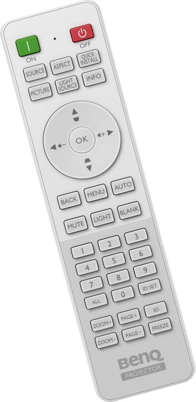 Afstandsbediening geschikt voor de BENQ SX920+ beamer, vervangt 5J.JJ606.001 / RCA011