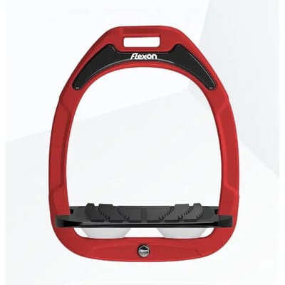 Verstelbare stijgbeugels Grip Rood/Zwart/Wit Flex-On Green Composite