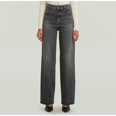 G-Star Deck 2.0 High Loose Jeans Black Talla: W31L34 | Pantalones Outlet | Mujer | Negro