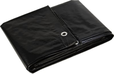 Afdekzeilwinkel - Hekzeil 1,76x3,41 zwart 150gr bouwhekzeil B1 NVO M2
