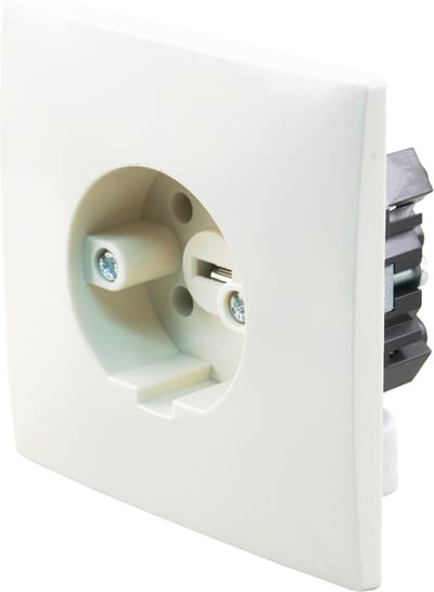 ABL Perilex Wandcontactdoos 16A - Inbouw - Crème wit