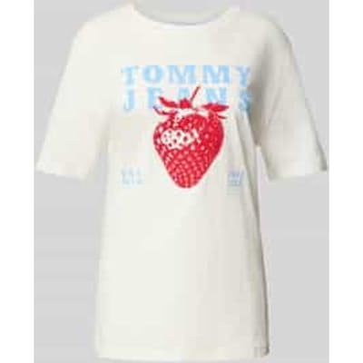 Regular fit T-shirt van puur katoen