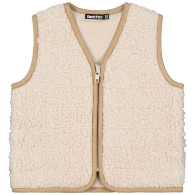 Sweet Petit peuter gilet Jef Beigebrown 74/80 heren