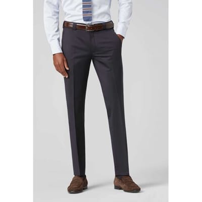 Meyer Broek Roma Fine Gabardine Wool 4-Way-Stretch Navy / male