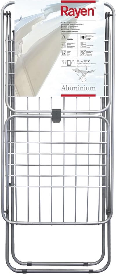 Droogrek vleugeldroogrek van hoogwaardig aluminium - roestvrij en weerbestendig - 20 m - droogrekken