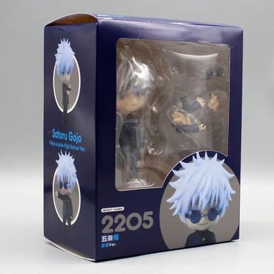 Jujutsu Kaisen Anime Figuur #2205 Satoru Gojo Actiefiguur Q Versie Gojo Model Speelgoed PVC Verzamelfiguur Verjaardag Duurzame Cadeaus gray