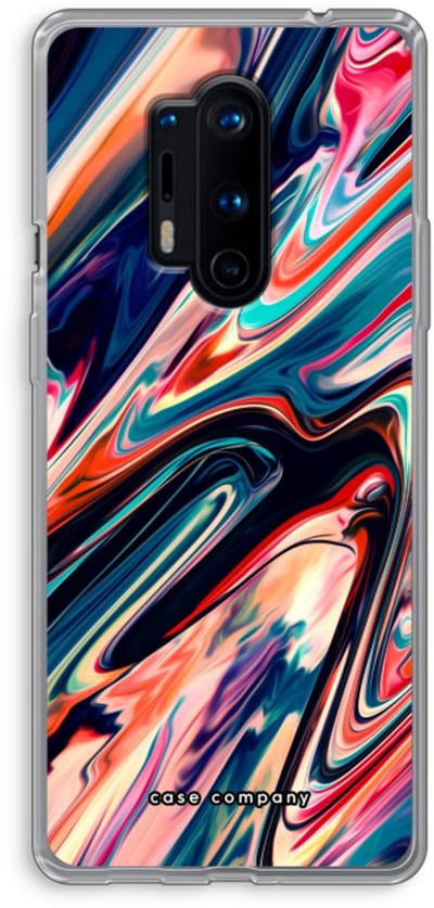 Case Company® - Hoesje geschikt voor OnePlus 8 Pro hoesje - Quantum Being - Soft Cover Telefoonhoesje - Bescherming aan alle Kanten en Schermrand