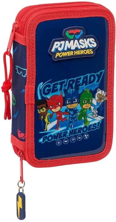 Safta Pjmasks Ready Double Filled Etui 28 Eenheden Rood,Blauw Man