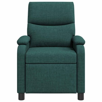 vidaXL - Recliner - Donkergroen - Stof