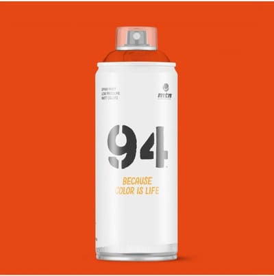 MTN94 Mars Orange spuitverf - 400ml lage druk en matte afwerking