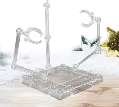 Actiefiguur Display - Displaystandaard - Figuren Tonen - Dynamische Poses - Tot 7 Inch - Zwart