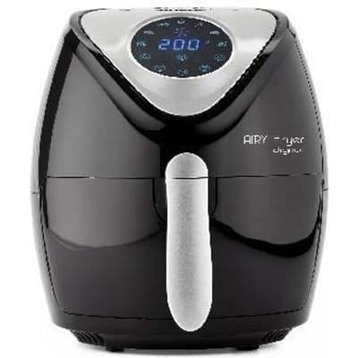Ariete 4616/00 Enkel 3,5 l Vrijstaand 1300 W Heteluchtfriteuse Zwart, Zilver