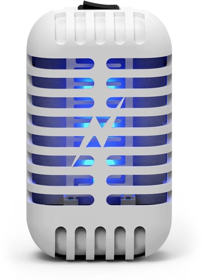Elektrische Muggenlamp, 2 stuks Insectenverdelger, Stopcontact-Insectenverdelger met UV-Licht, Muggenlamp met Stekker voor Vliegen, Muggen, Motten, Keuken, Voor Slaapkamer, Binnen