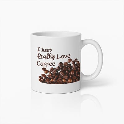 Ik Hou Echt Van Koffie Mok 330ml – Perfect Cadeau Voor Koffieliefhebbers