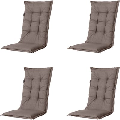 Madison kussen hoge rug manchester - 123x50x7cm set van 4