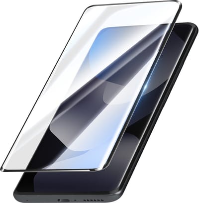 OEM schermbeschermfolie voor Xiaomi Redmi Note 15 5G / Note 15 4G, gehard glas, volledige lijm, 5D, zwart