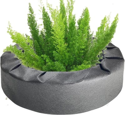 Drijvende plantenbak - Vijver eiland - Vijver decoratie - Robuust stoffen materiaal - 9 x 23 x 9 cm