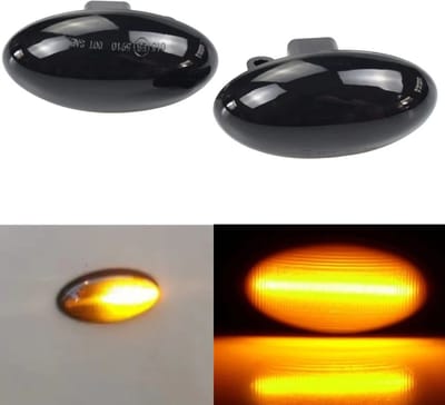 XEOD Dynamische LED richtingaanwijzer geschikt voor Toyota Aygo - Citroën C1 - C2 - C3 - C4 - C5 - C6 - Peugeot 107 - 108 - 1007 - Canbus - Geen hyperflashing - Helder - 2 Stuks