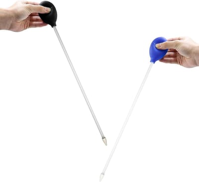 2 stuks herbruikbare aquariumpipetten van 40 cm, ideaal voor koraalvoer en aquariumonderhoud, accessoires voor vistanks en aquaria