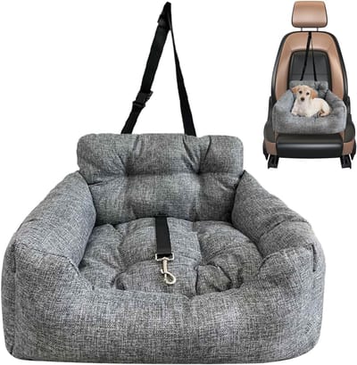 Hondenhok voor auto - Reisbed huisdier - Veilig reizen - Waterdicht en ademend - 40 x 30 x 45 cm