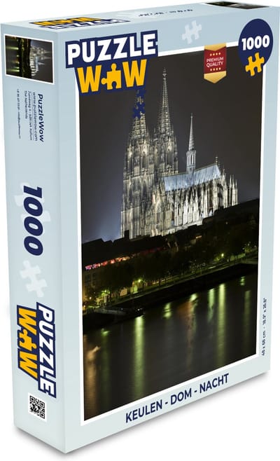Puzzel Keulen - Dom - Nacht - Legpuzzel - Puzzel 1000 stukjes volwassenen