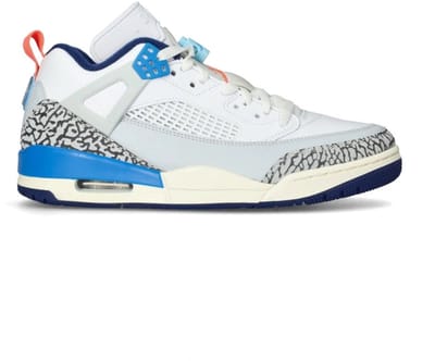 Jordan Spizike Low - Maat 48.5 - Wit/Pure Platinum/Blue Void/Hot Lava / Wit Blauw - Spizike Low - Lifestyle - Heren Sneakers voor Mannen