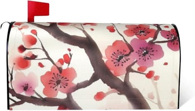 Brievenbus Covers - Magnetische Wraps - Buiten Decoratie - Waterdicht Oxford Doek - 25.5 x 21 Inch - Zwart