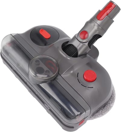 Elektrische Mopkop voor Stofzuigers V7 V8 V10 V11 V15, Met Losneembare Moptampons voor Waterreservoir