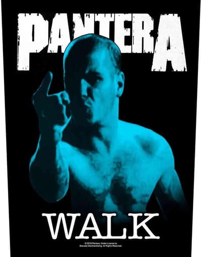Pantera - Walk Rugpatch - Zwart