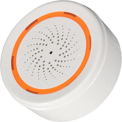 Sirene Alarm - Hoorbaar Alarm - Huisbeveiliging - App-afstandsbediening - 90dB - Wit