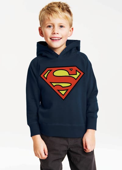 Logoshirt Kapuzensweatshirt DC - Superman Logo Clean
