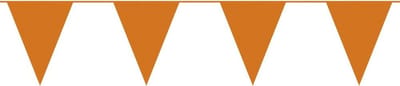 48 stuks: Vlaggenlijn - Oranje - 10m - 20 vlaggen
