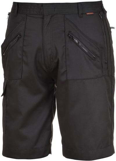 Portwest Action Korte Broek S889 - Zwart - M