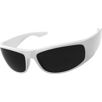 Lunettes de Soleil Super Foncées MAXJULI pour Homme Noir Protection UV400 Enveloppantes W8005