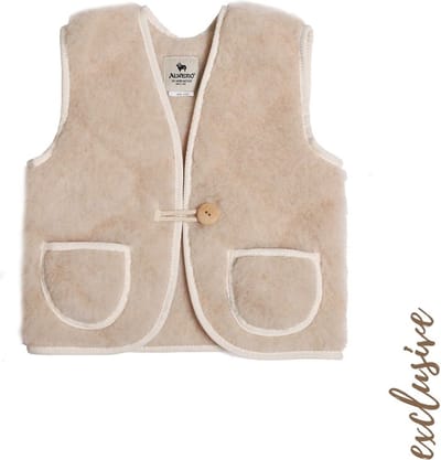 Alwero Exclusive bodywarmer Alpen Junior Onion beige 104-110