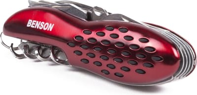 Multifunctioneel Zakmes rood (12 IN 1)