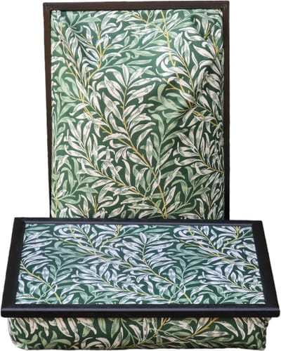 Andrews Laptray, Schoottafel, Schootkussen, Laptoptafel, Dienblad met Kussen Wilgenblad