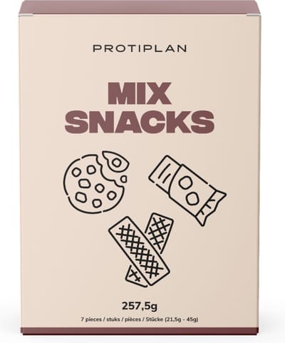 Protiplan - Mix Proteïne Zoete Snacks I - 7 stuks - Proteïne snacks - Low carb - Eiwitrepen